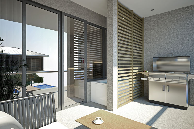 3D Design Thailand Bedroom terrace 05