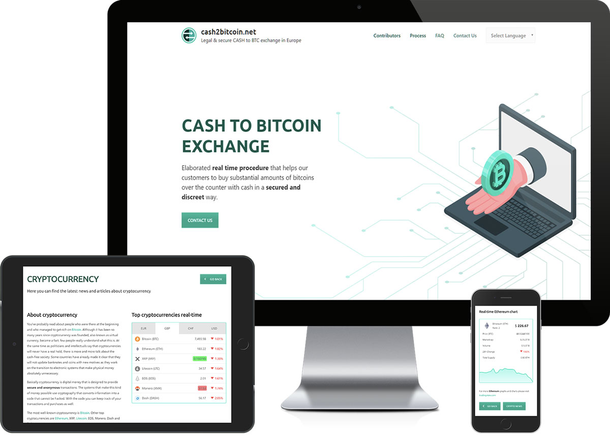 Bitcoin-Website-Mockup