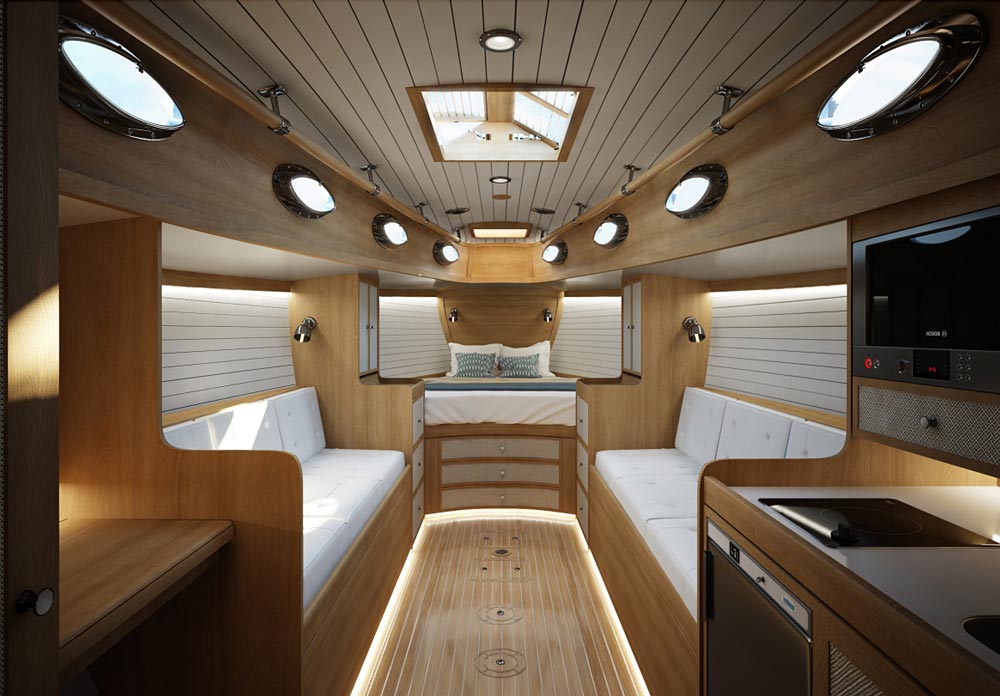 yacht interior 3d design