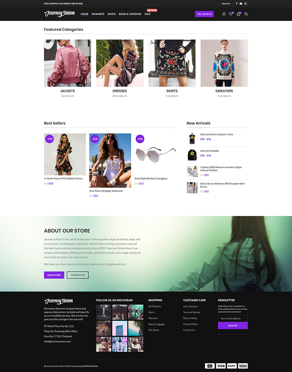 Journey Union Web design 1